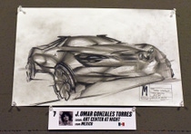 Omar Gonzalez’s third round sketch featuring BASF Arjean, 150 anniversary color from North America. Omar Gonzalez’s third round sketch featuring BASF Arjean, 150 anniversary color from North America.