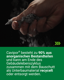 Nahaufnahme einer Hand mit mineralischem Dämmstoff, dessen Materialstruktur und Partikel sichtbar werden. Nahaufnahme einer Hand mit mineralischem Dämmstoff, dessen Materialstruktur und Partikel sichtbar werden.