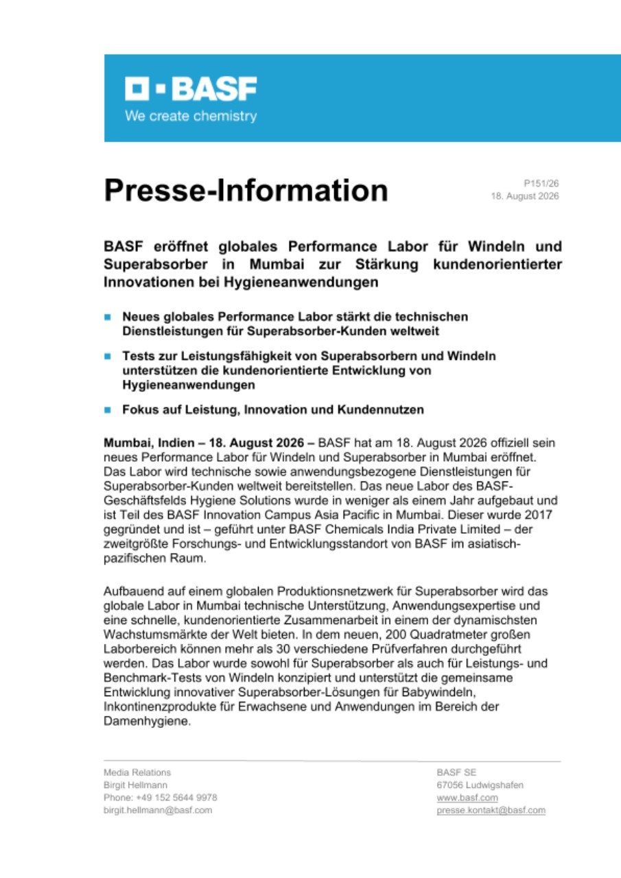 Presse-Information Presse-Information