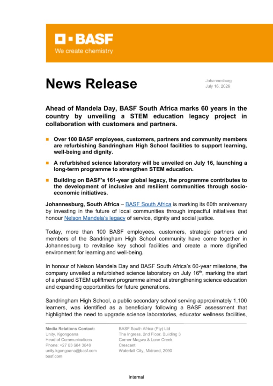 Press Release Press Release