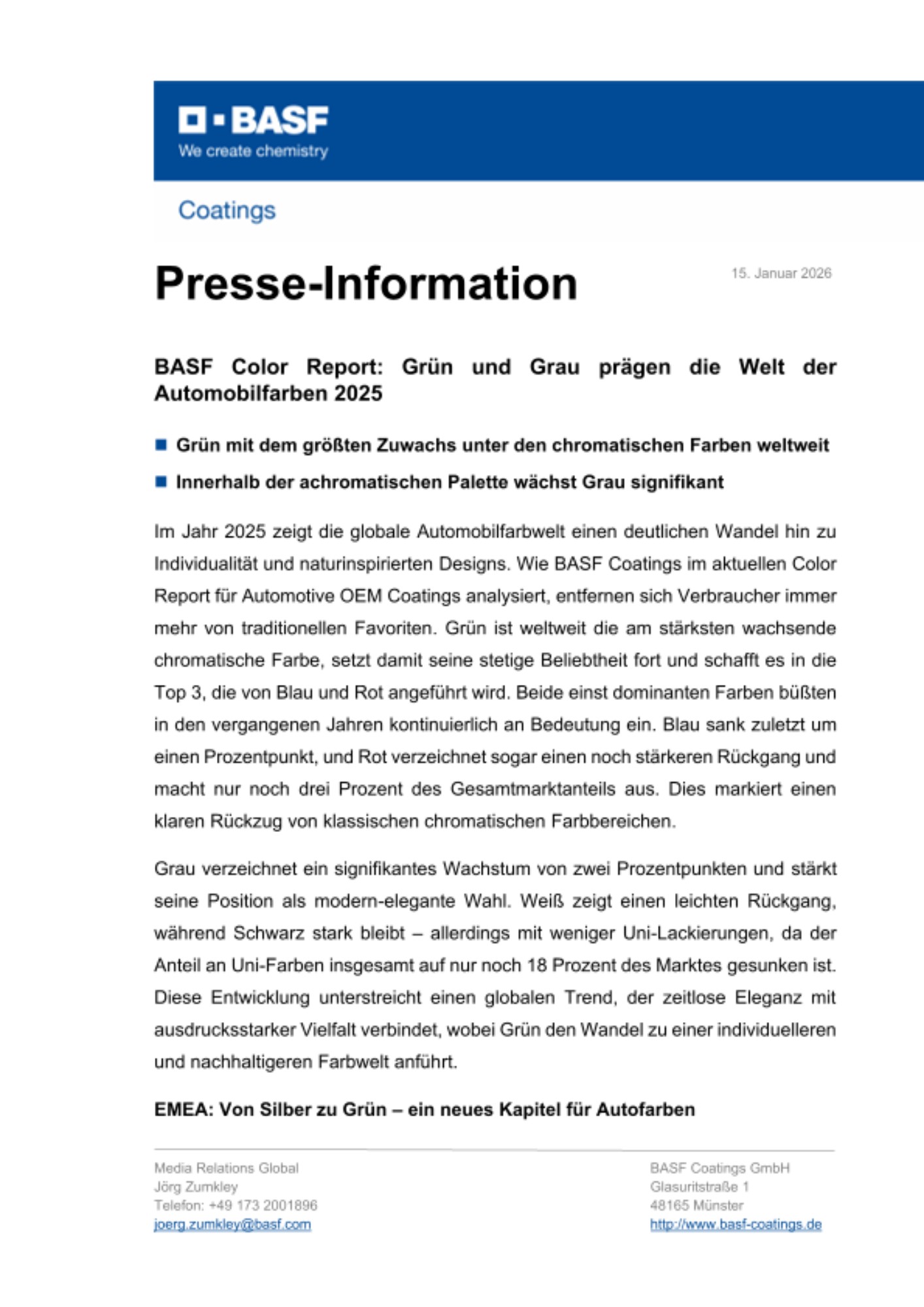 Pressemitteilung