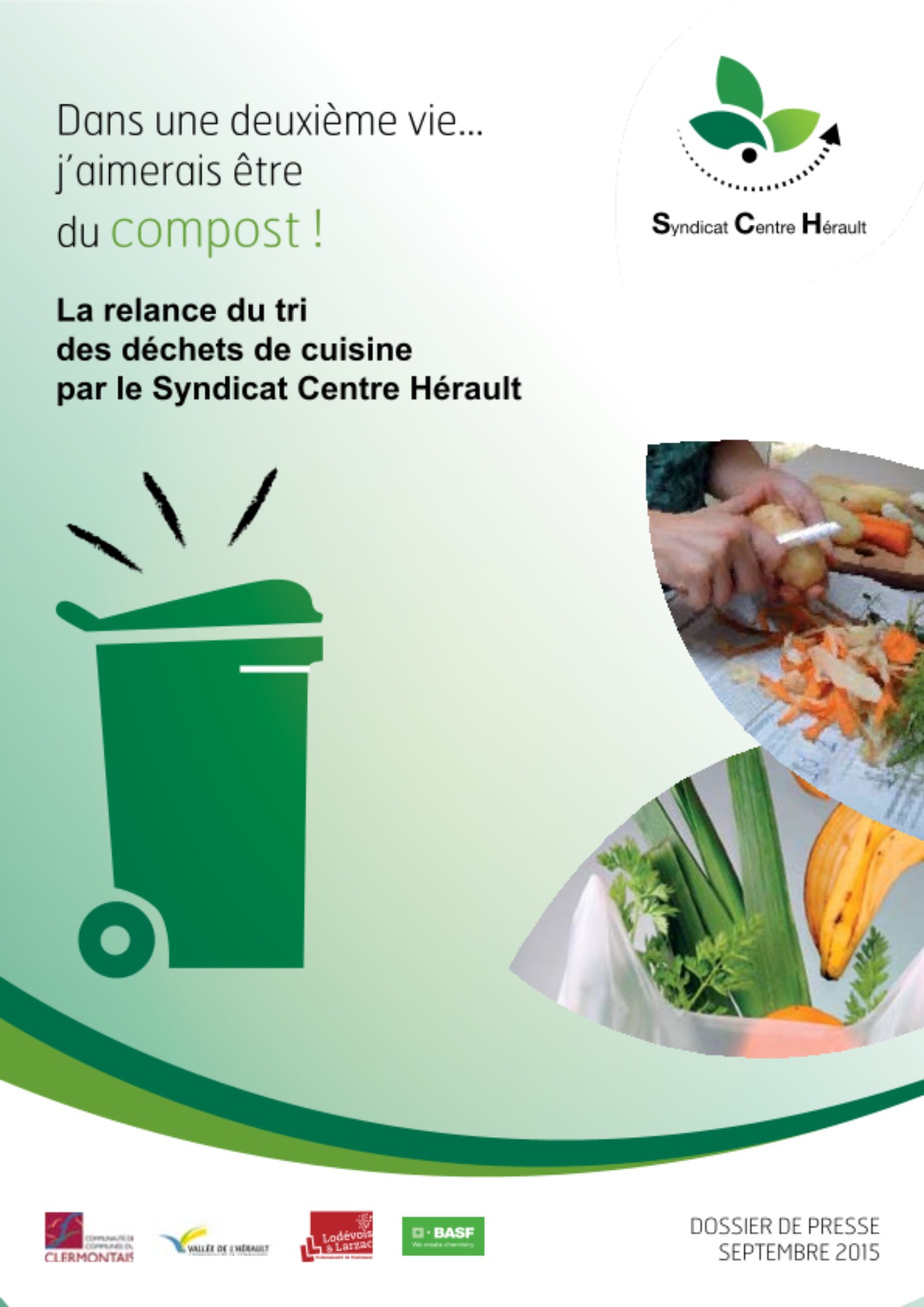 Le Syndicat Centre Hérault frappe un grand coup dans les rayons fruits et légumes des commerces de son territoire. Le but est de relancer les gestes de tri des déchets avec la distribution de sacs compostables ecovio fournis par BASF.