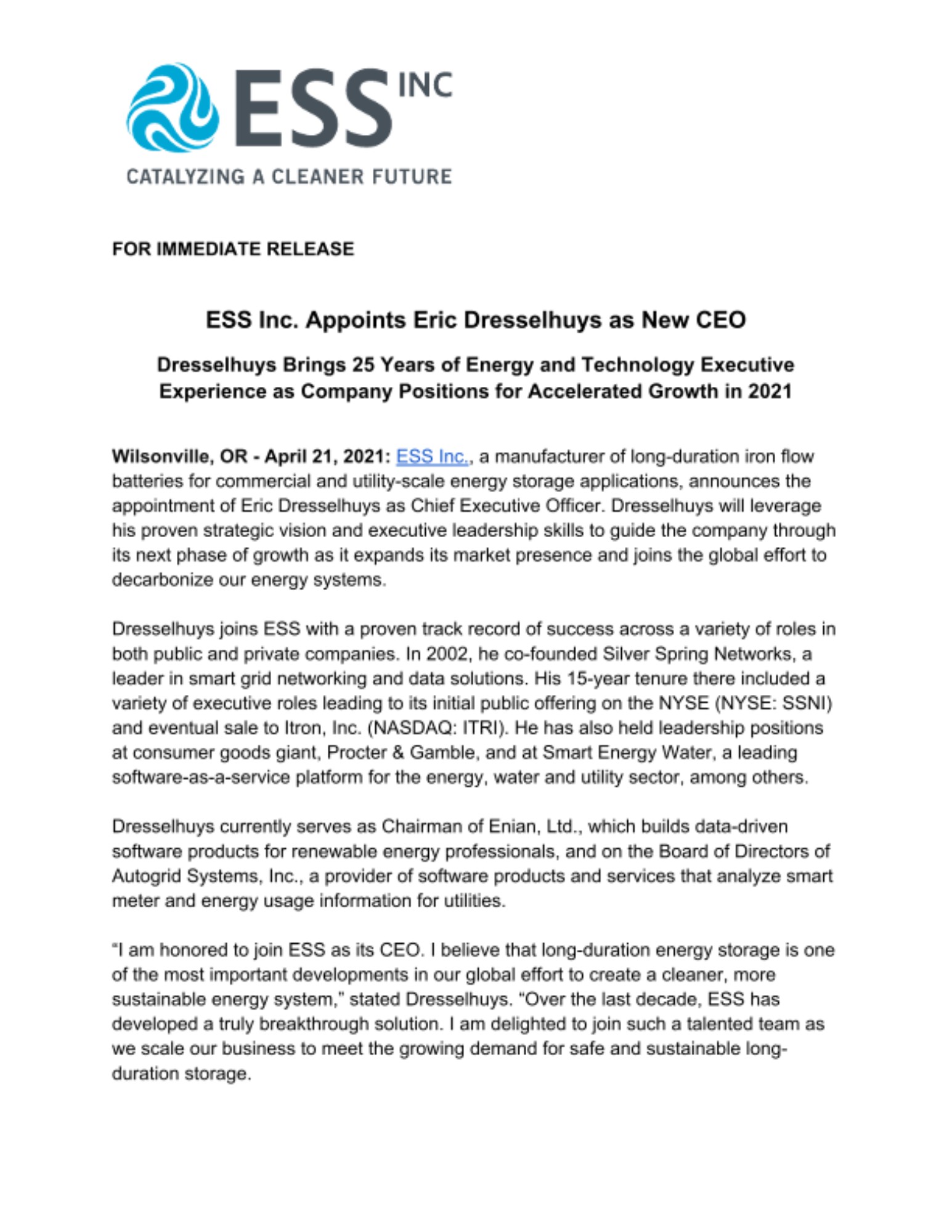 Download Press Release