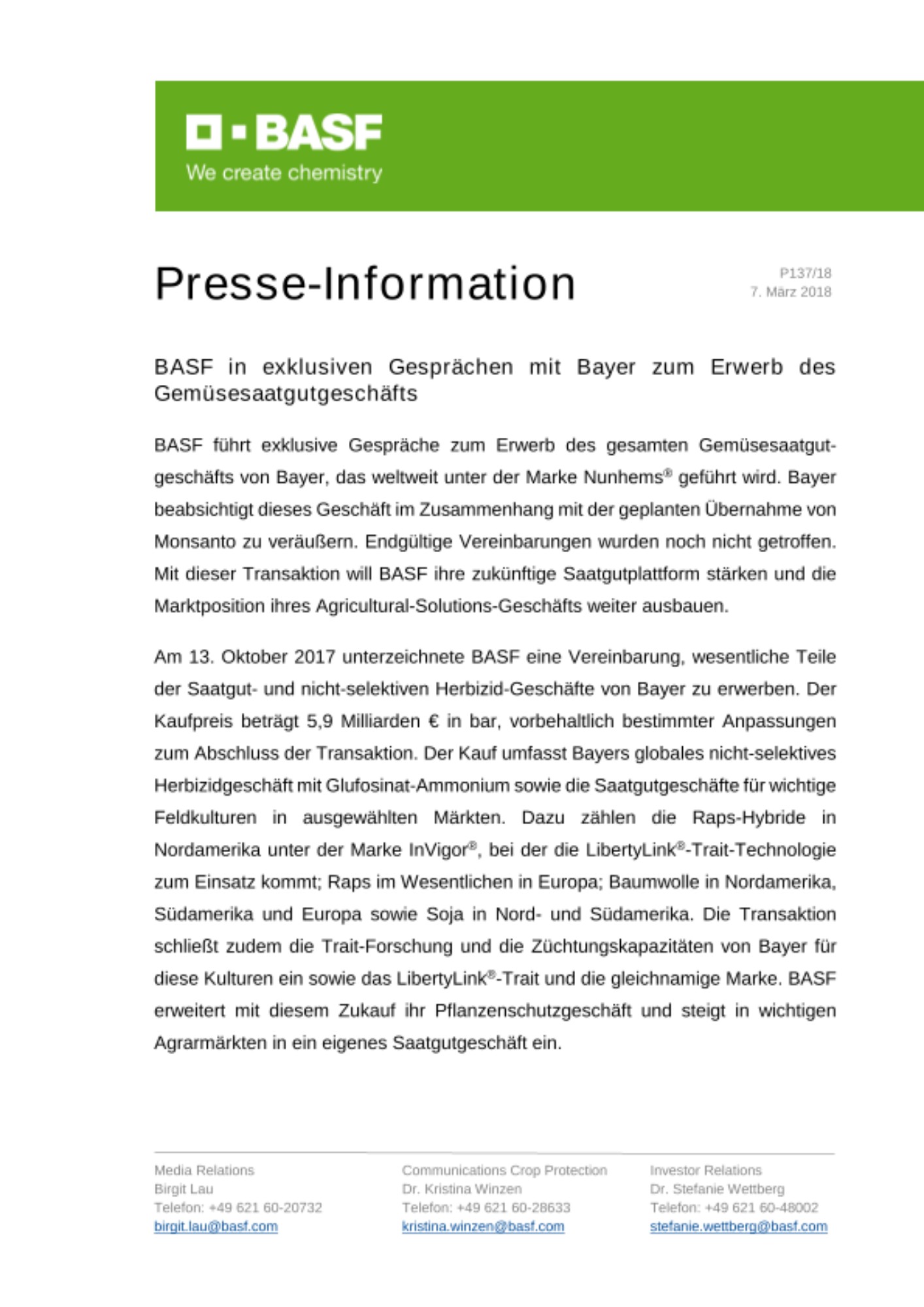 Presse-Information Presse-Information