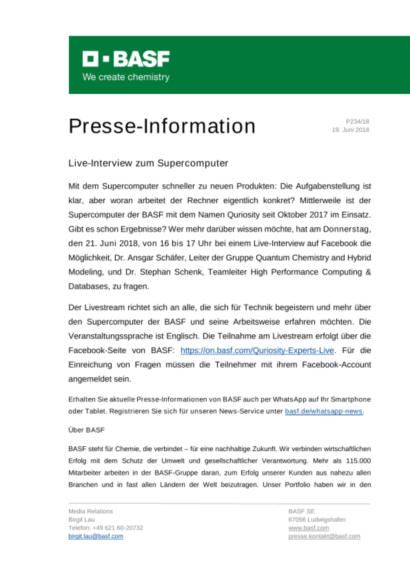Presse-Information Presse-Information
