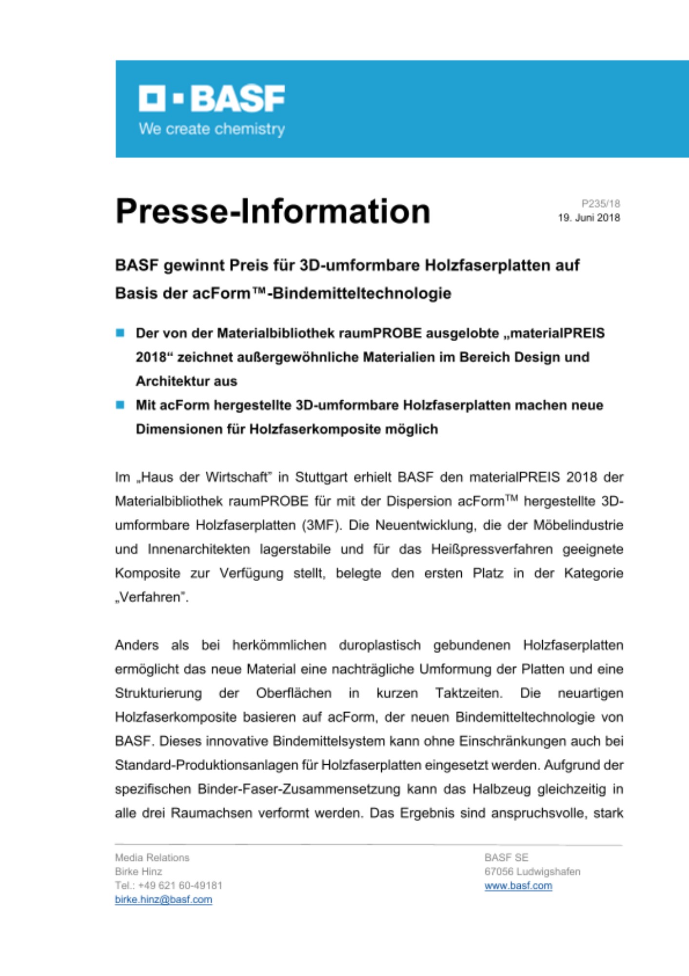 Presse-Information Presse-Information