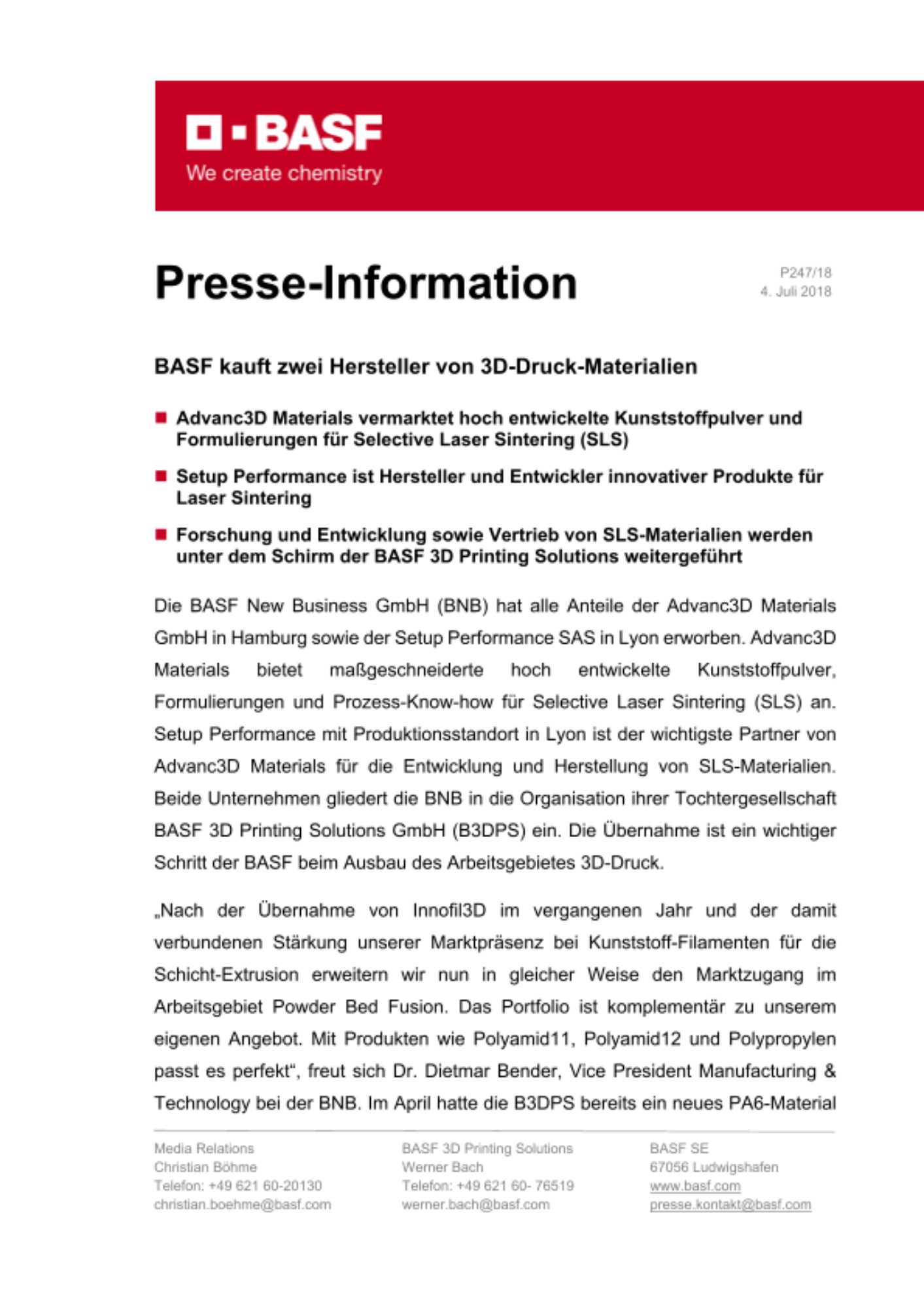 Presse-Information Presse-Information