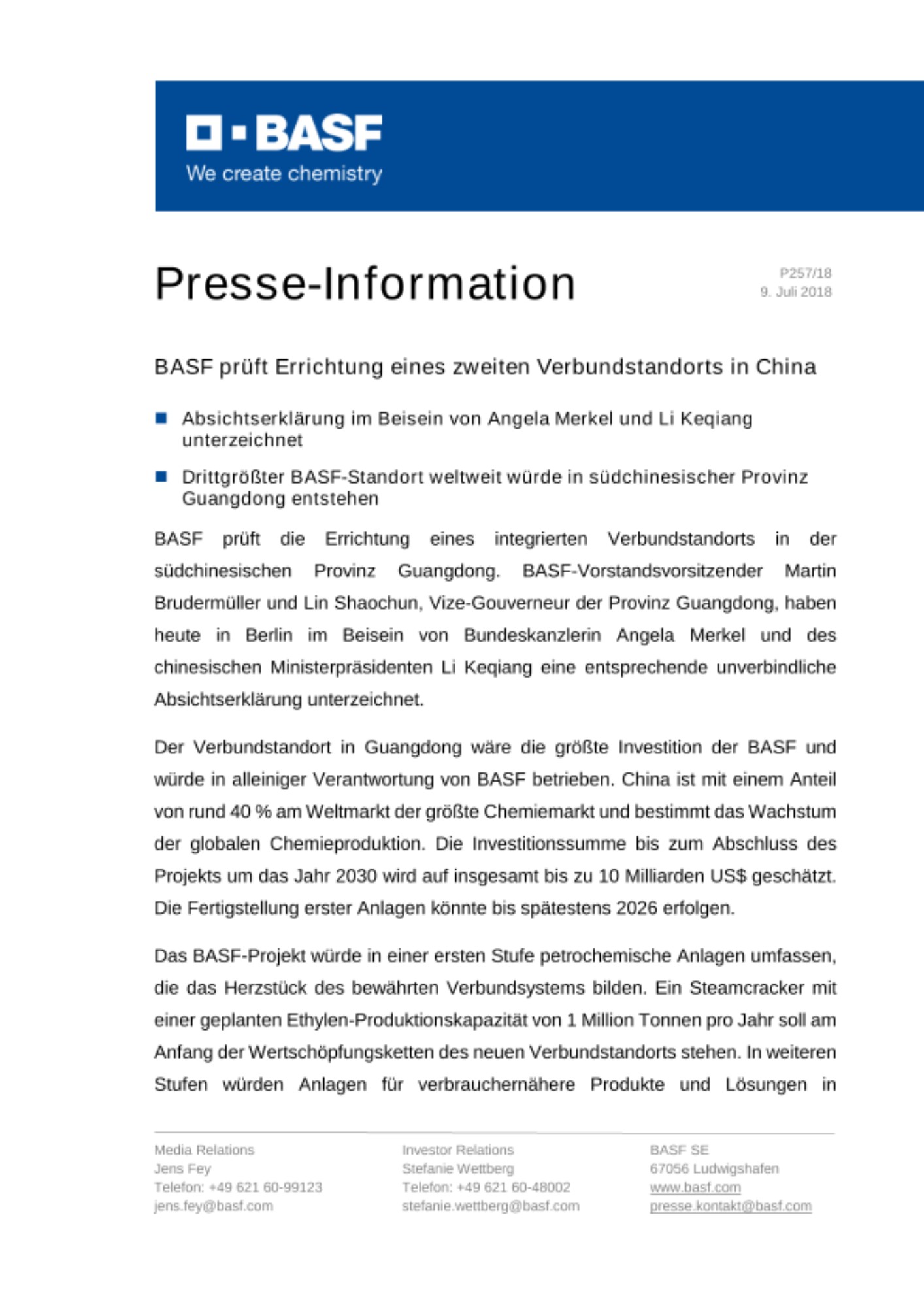 Presse-Information Presse-Information