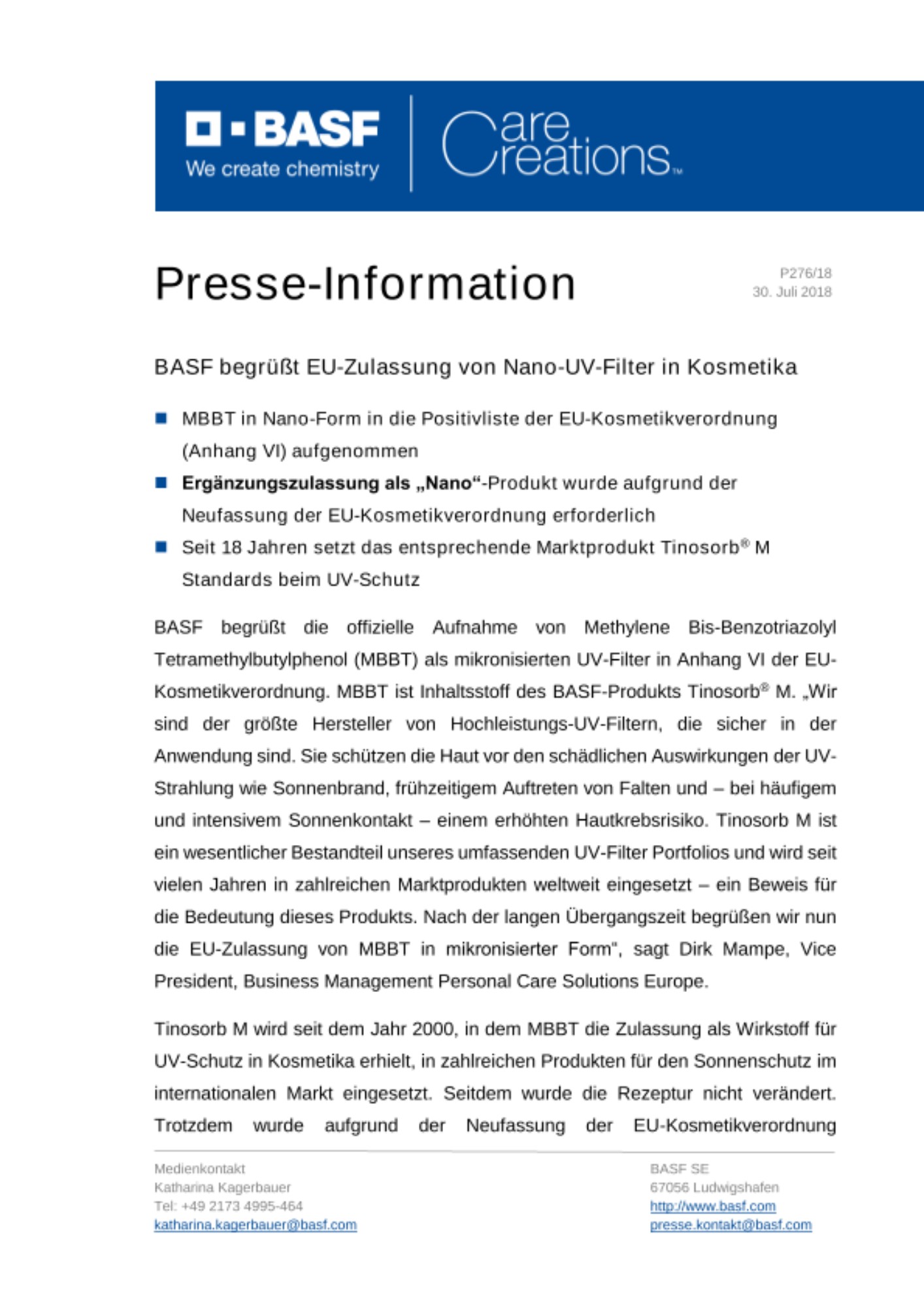Presse-Information Presse-Information