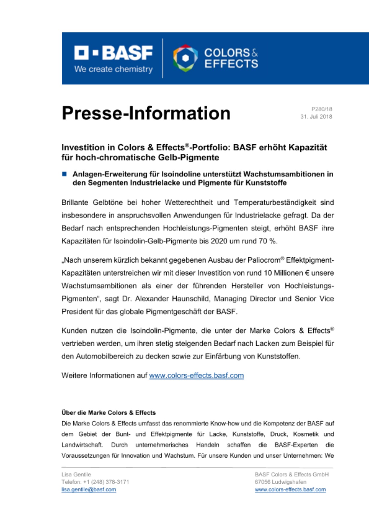 Presse-Information Presse-Information