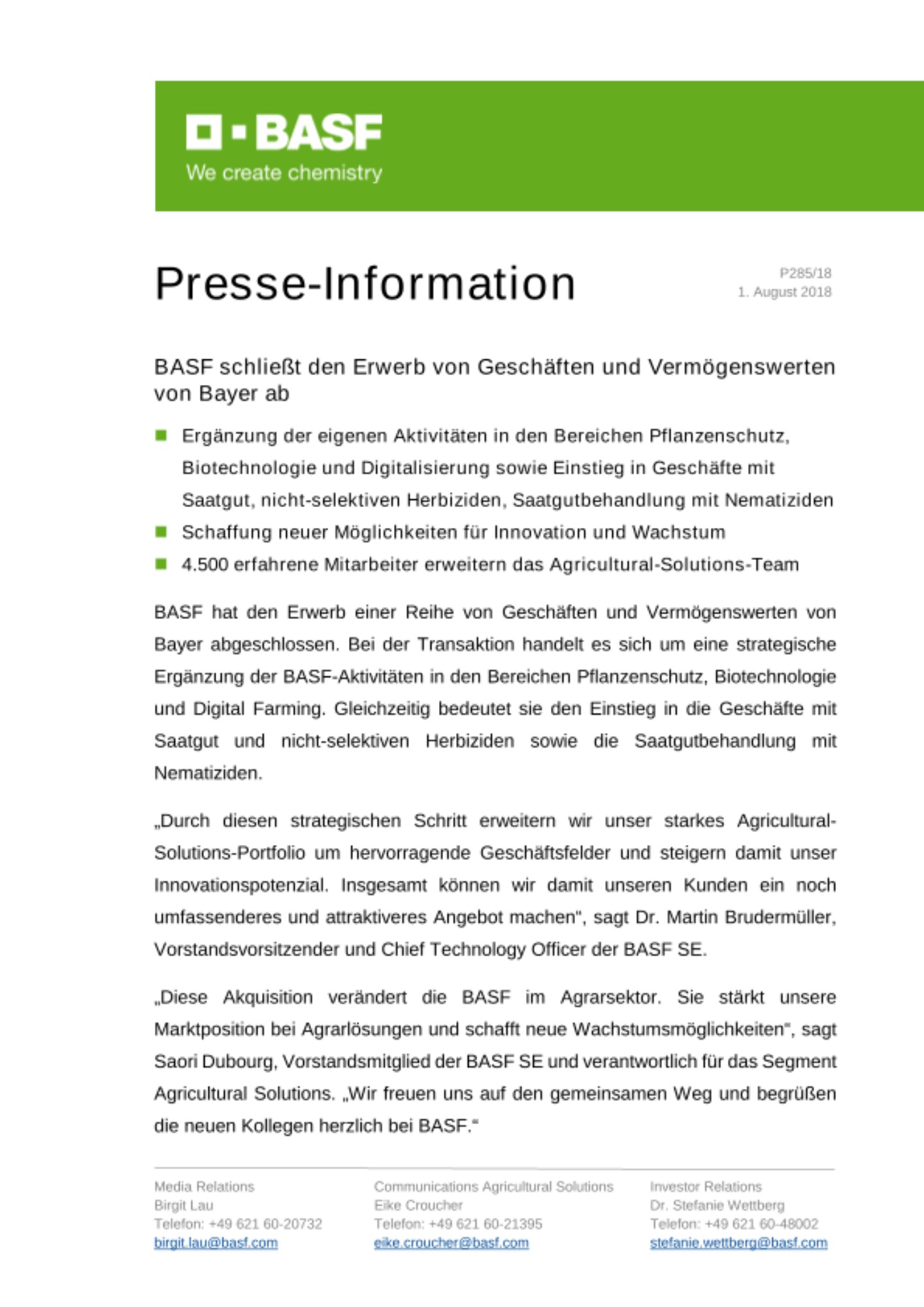Presse-Information Presse-Information