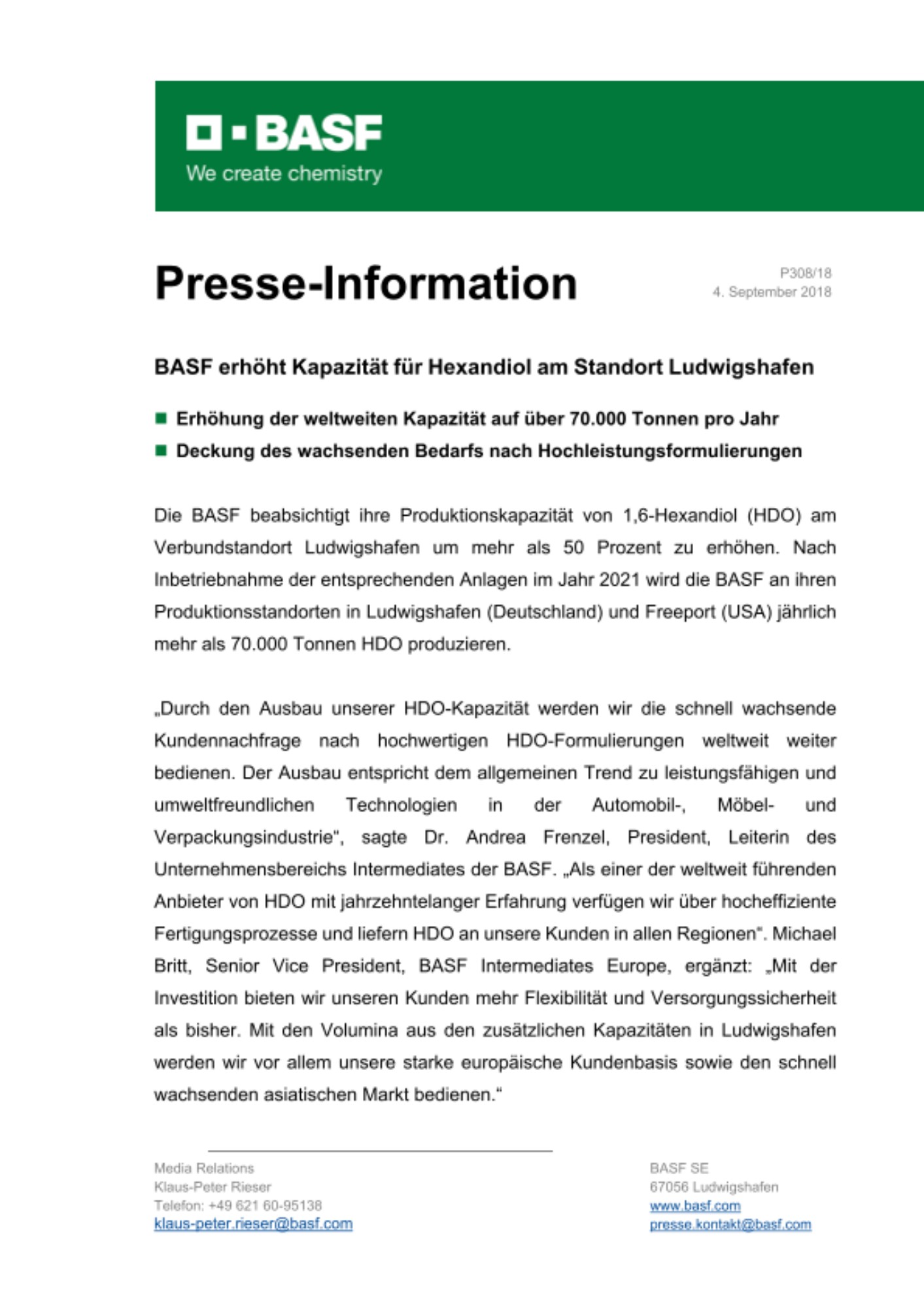 Presse-Information Presse-Information