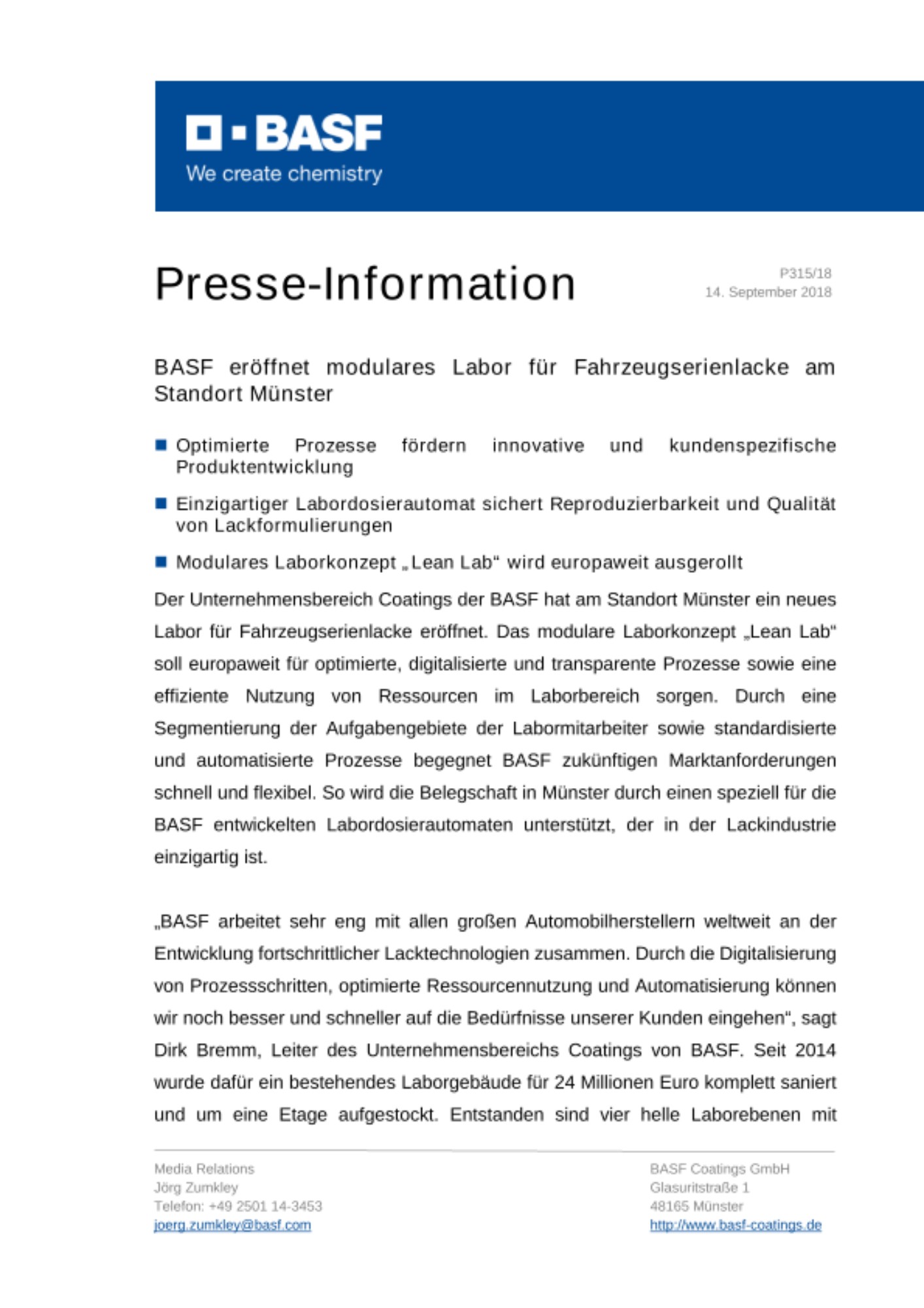 Presse-Information Presse-Information
