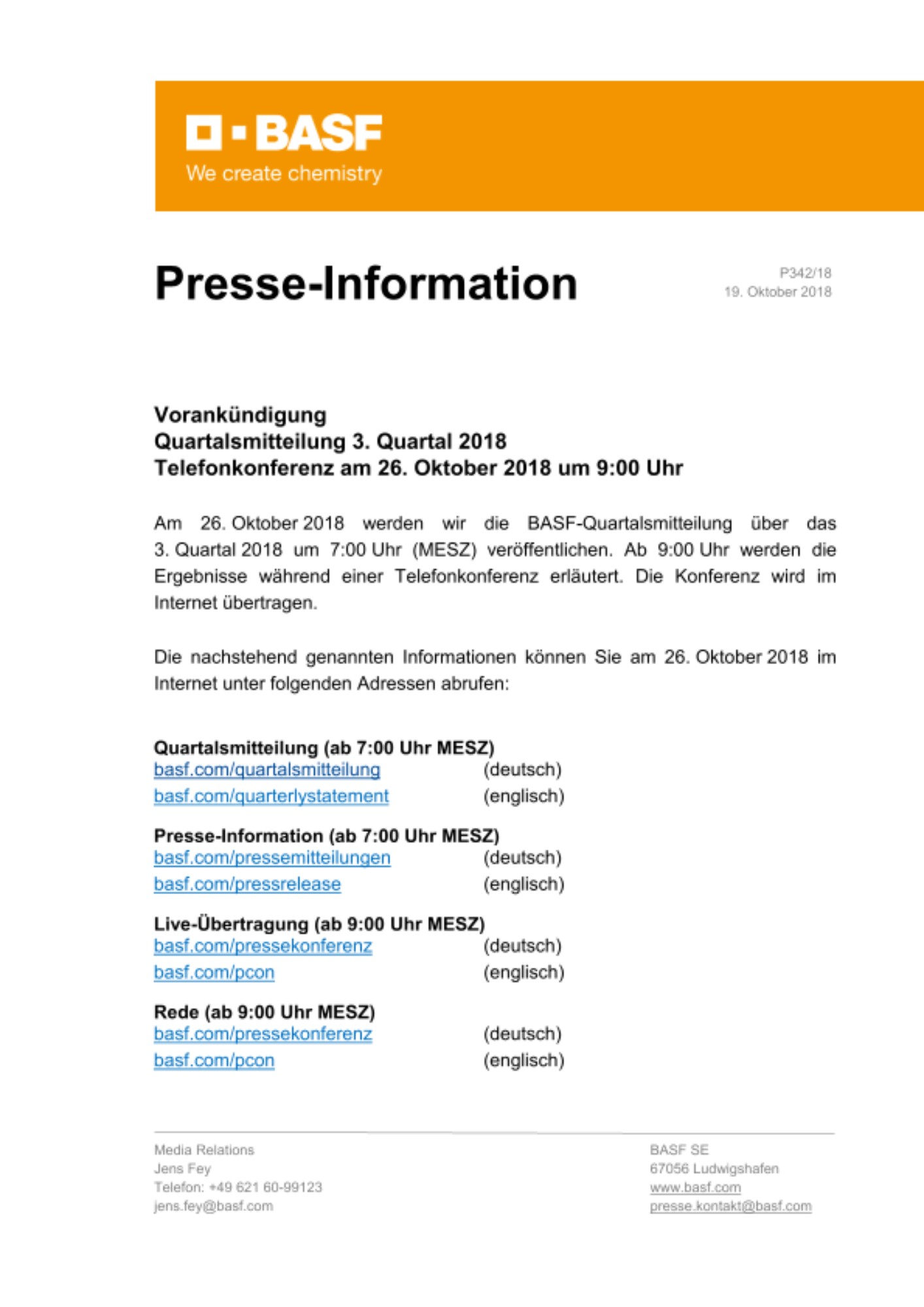 Presse-Information Presse-Information