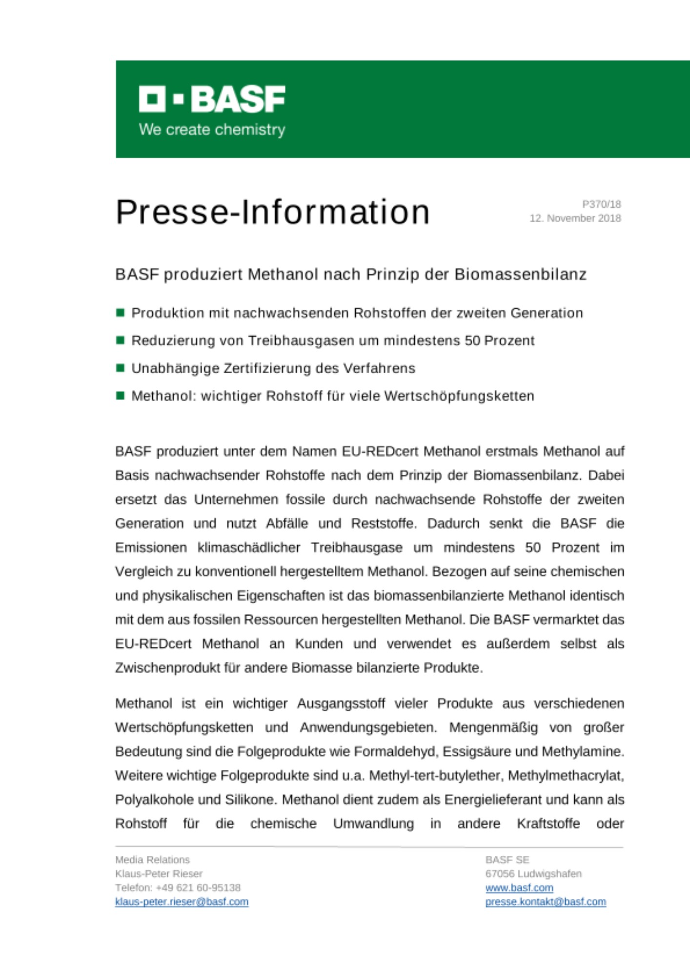 Presse-Information Presse-Information
