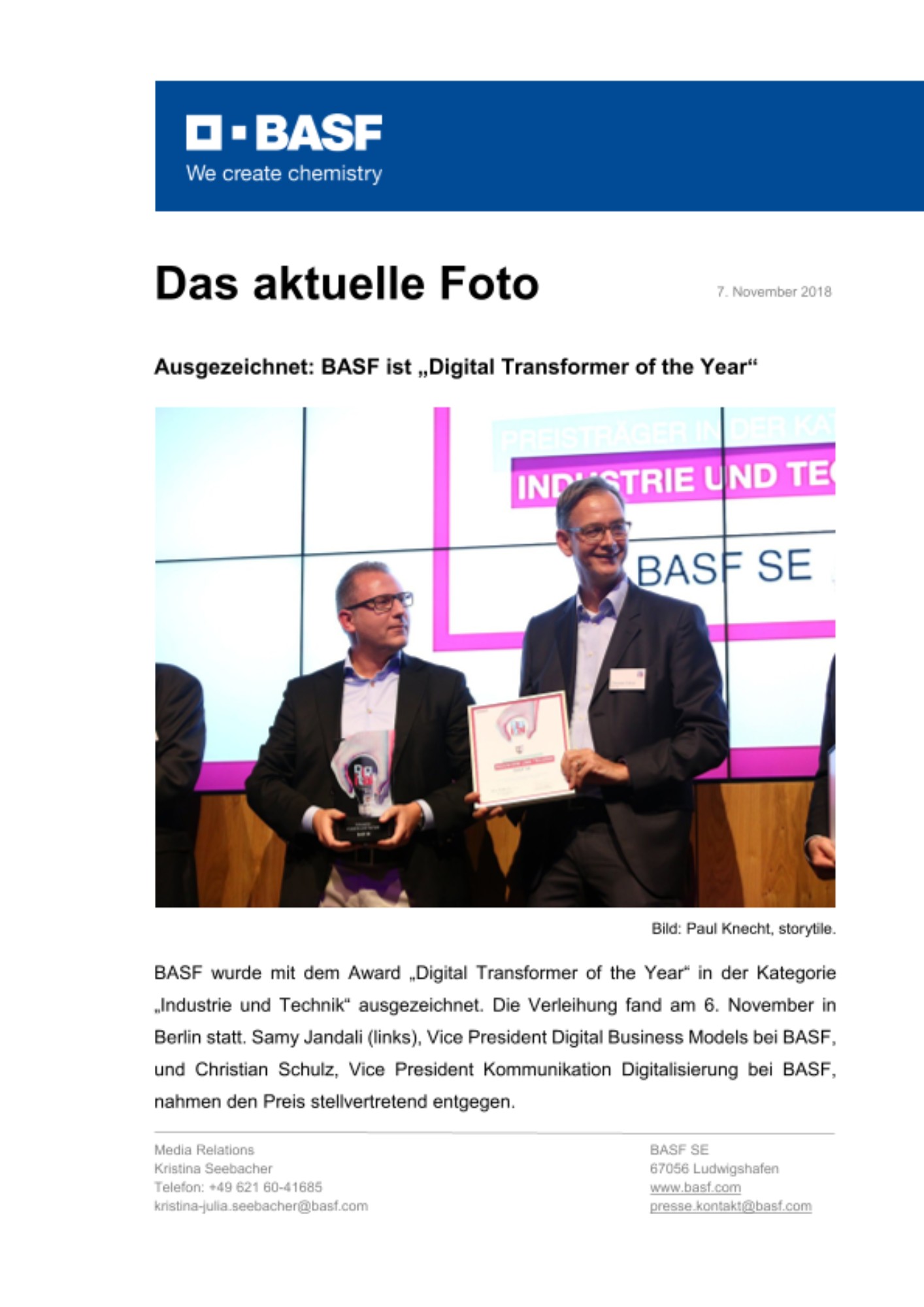 Das aktuelle Foto Das aktuelle Foto