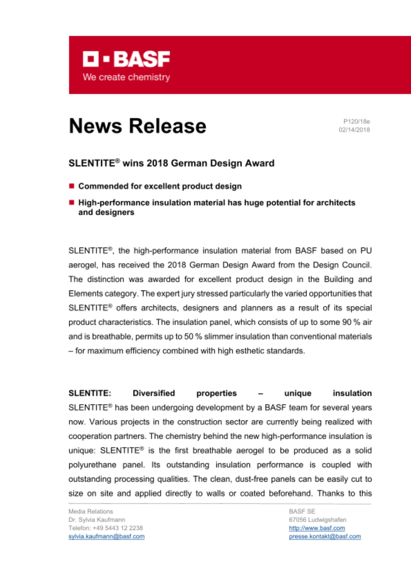 News Release News Release