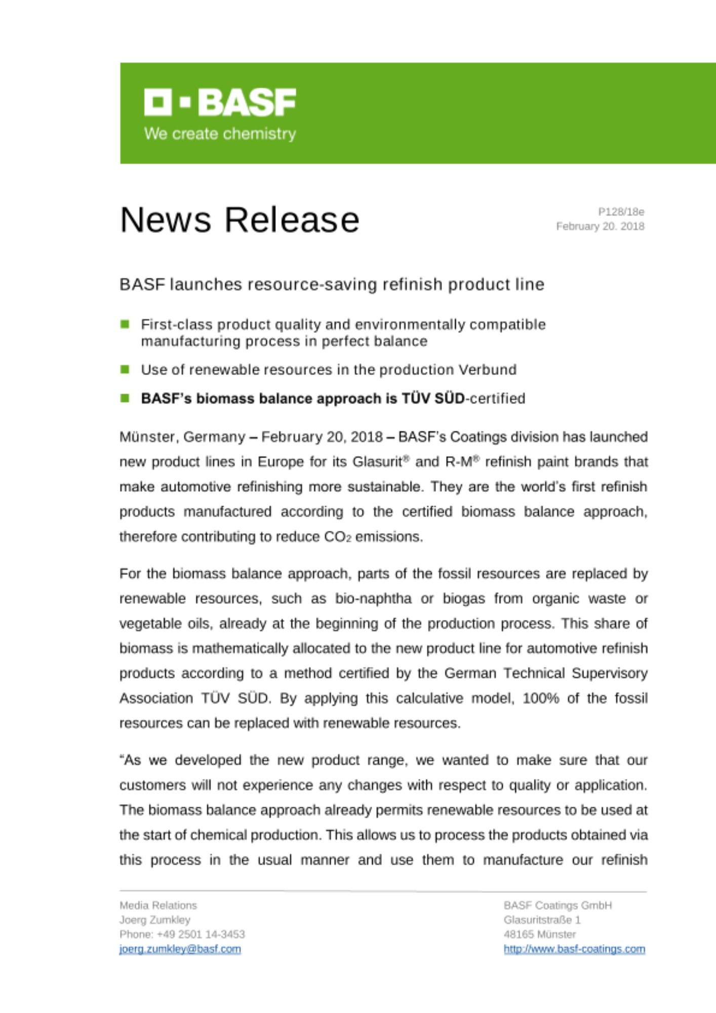 News Release News Release