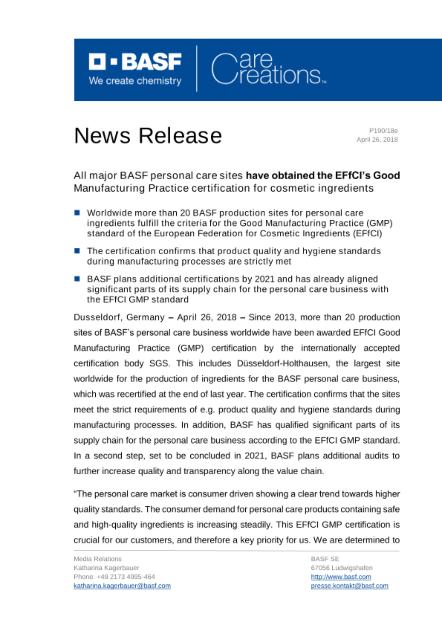 News Release News Release