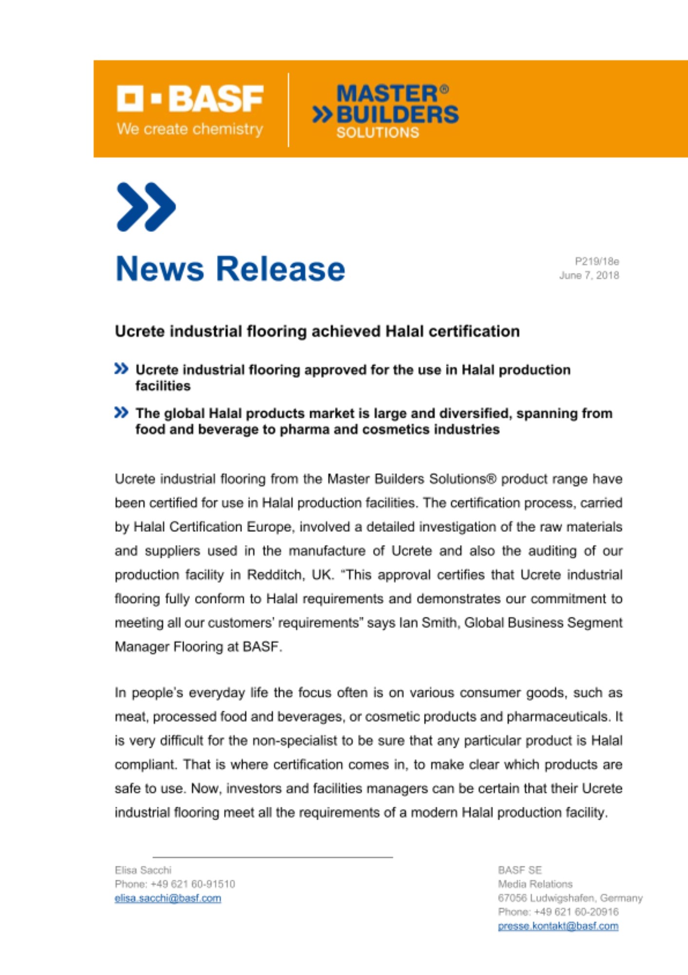 News Release News Release