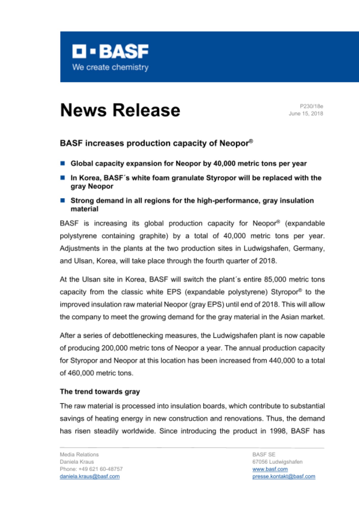 News Release News Release