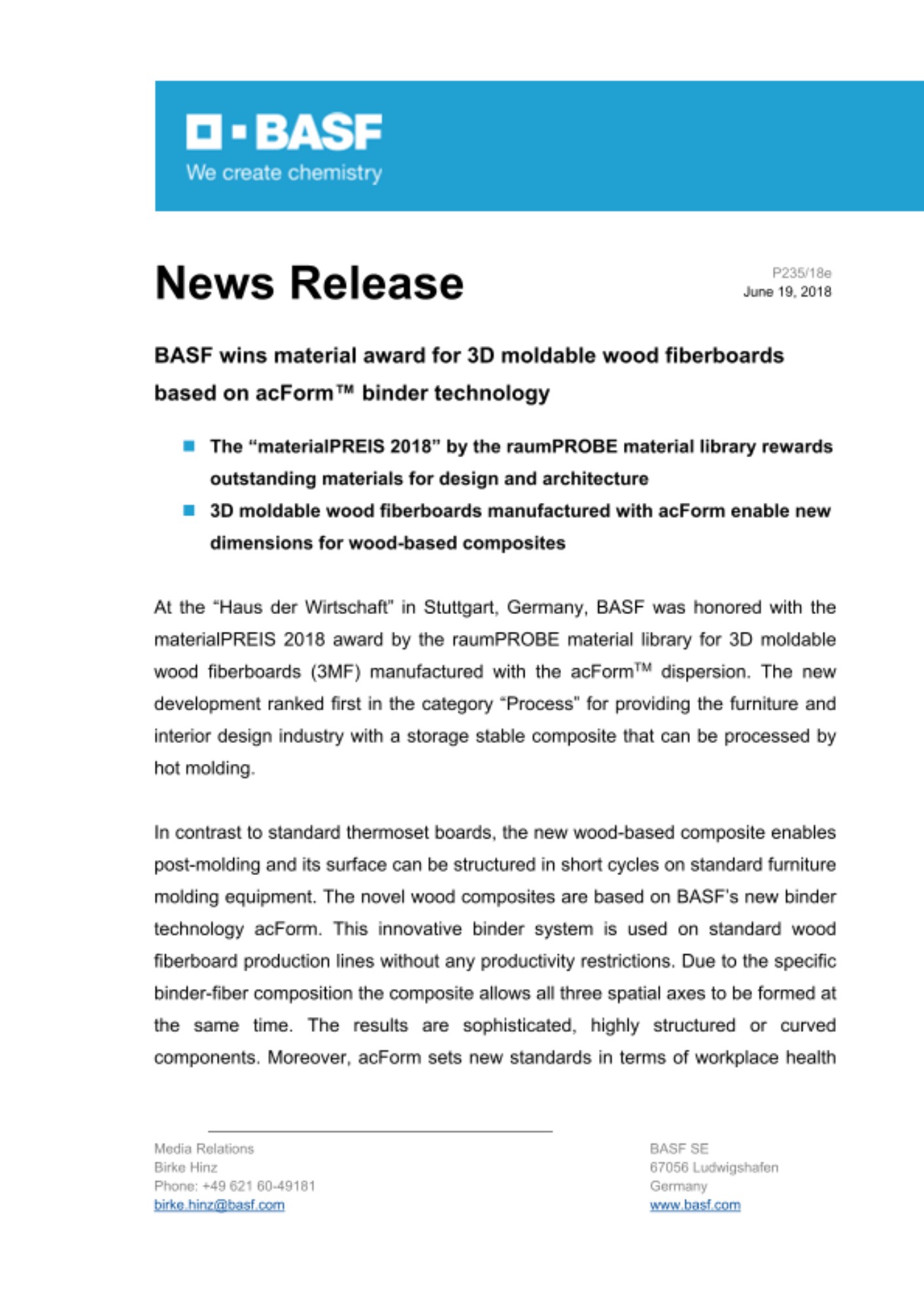 News Release News Release