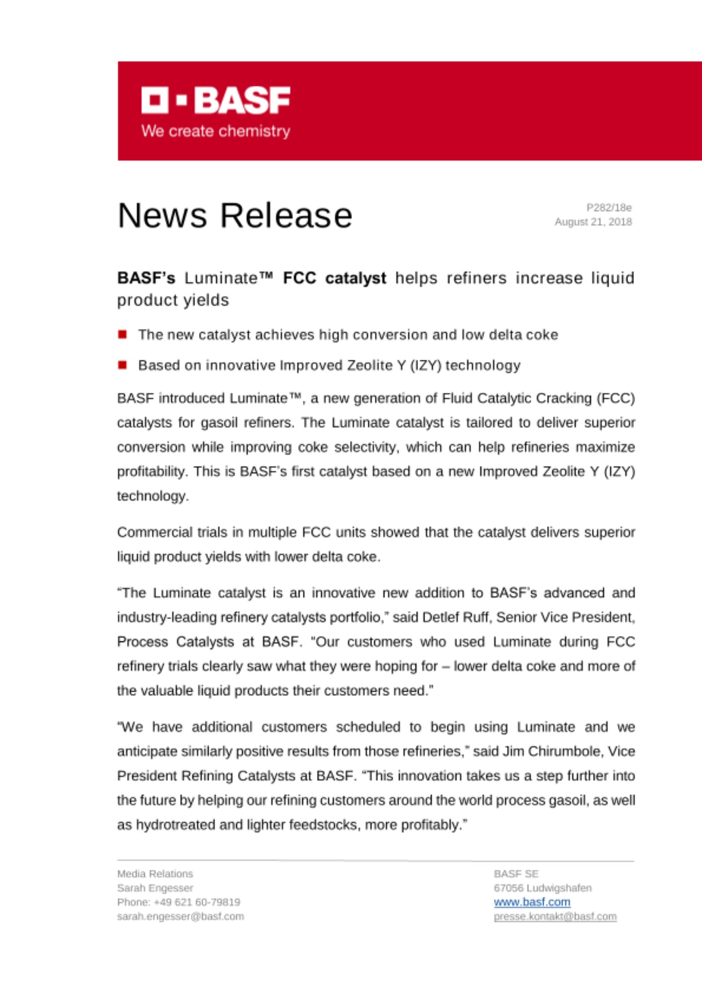 News Release News Release