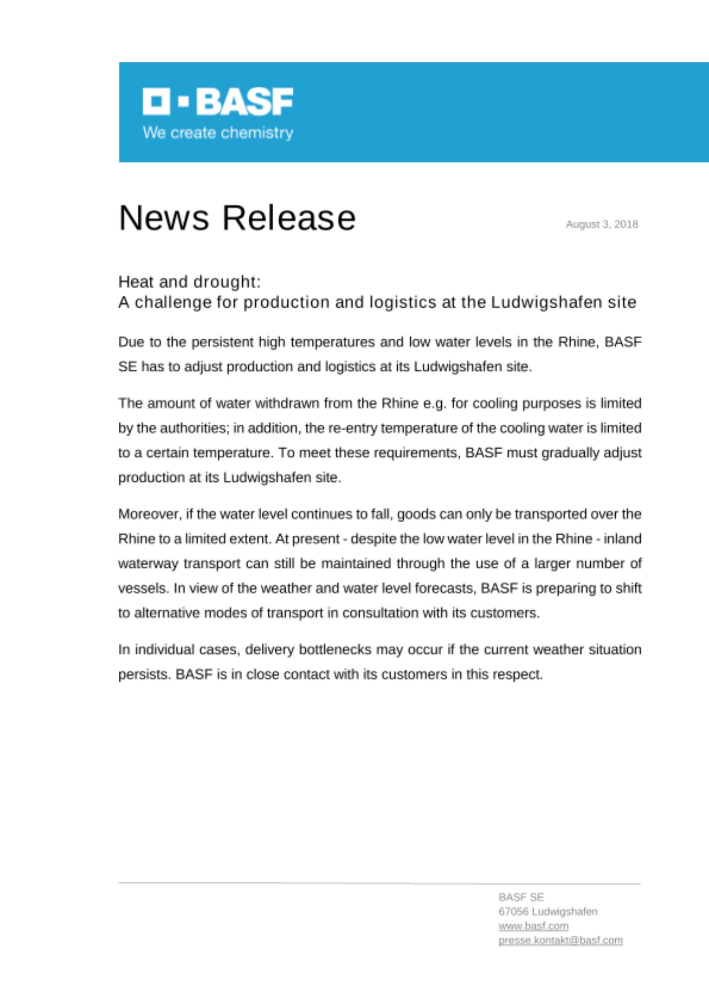 News Release News Release