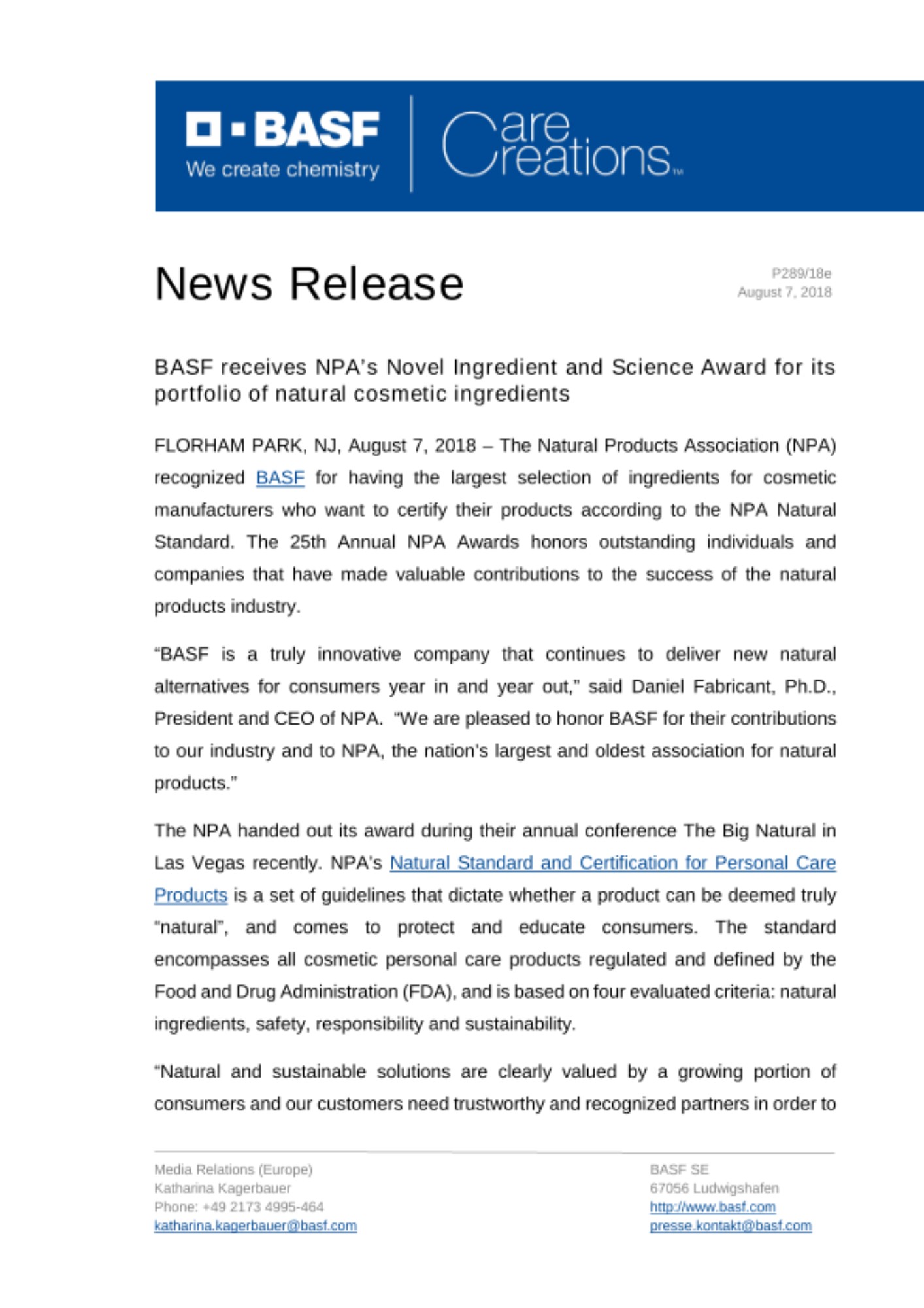 News Release News Release