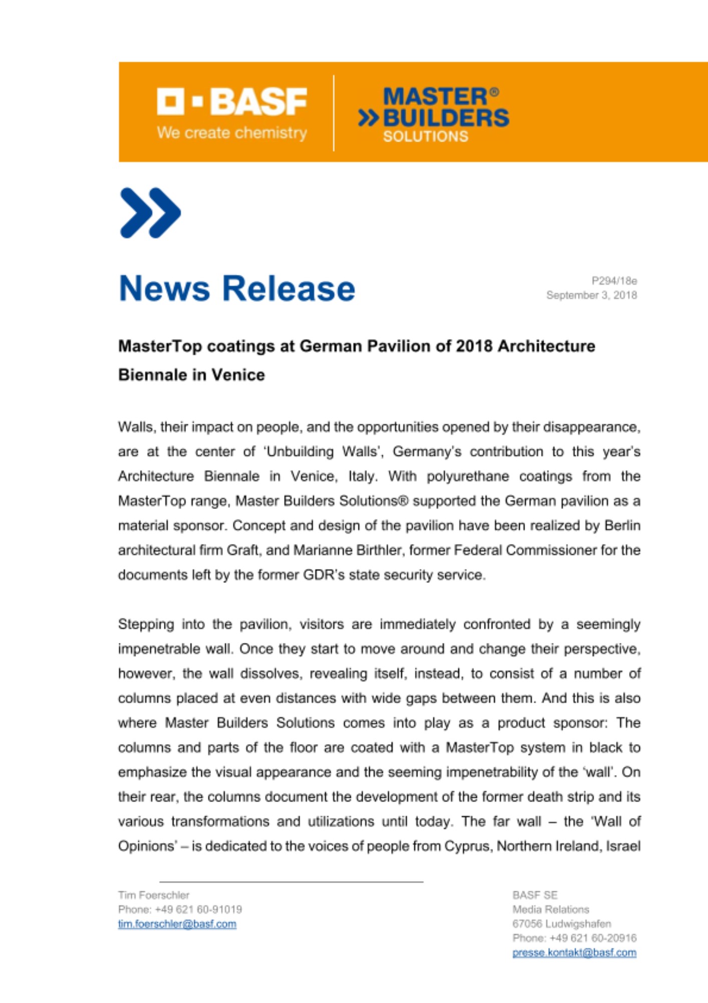 News Release News Release