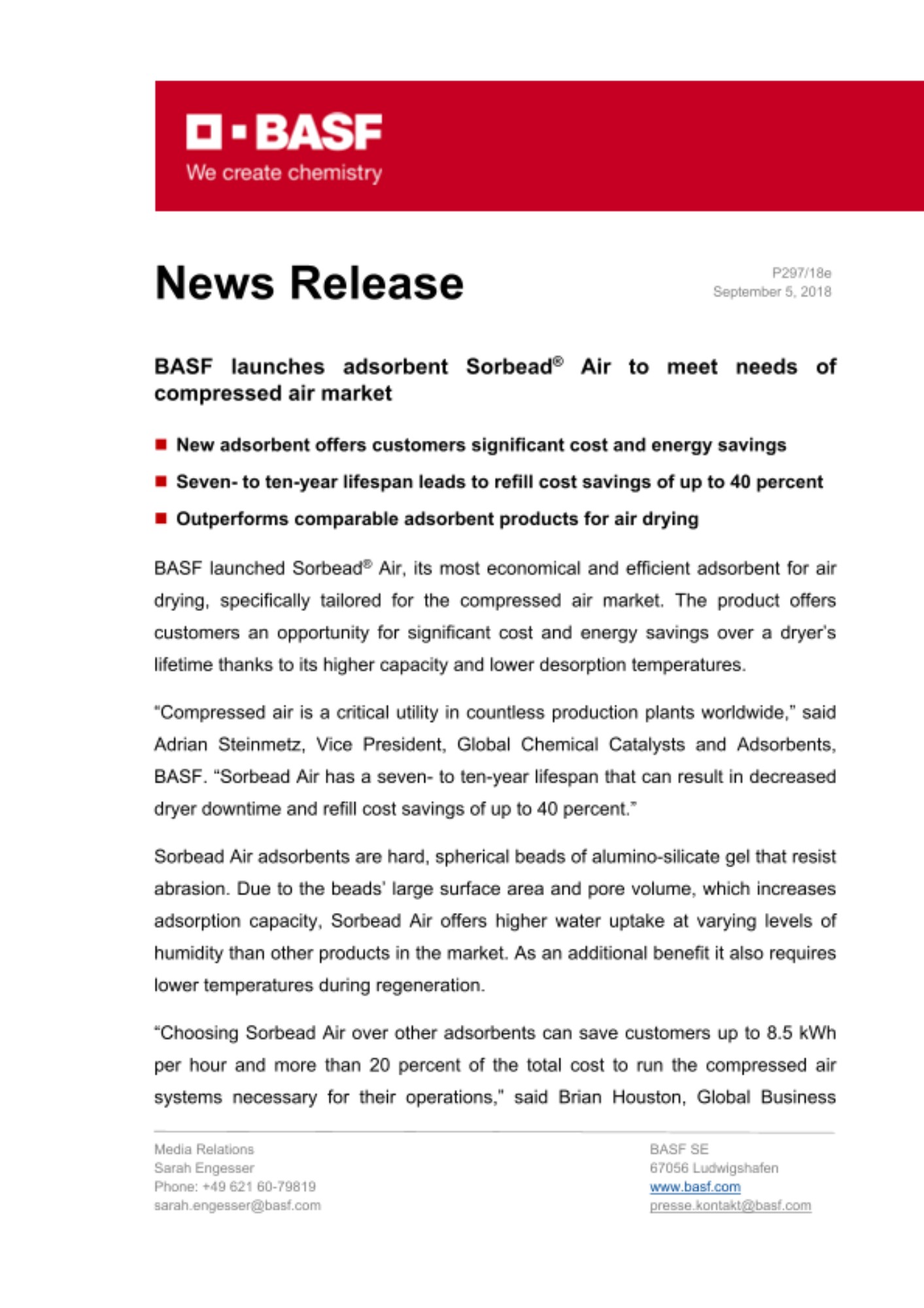 News Release News Release