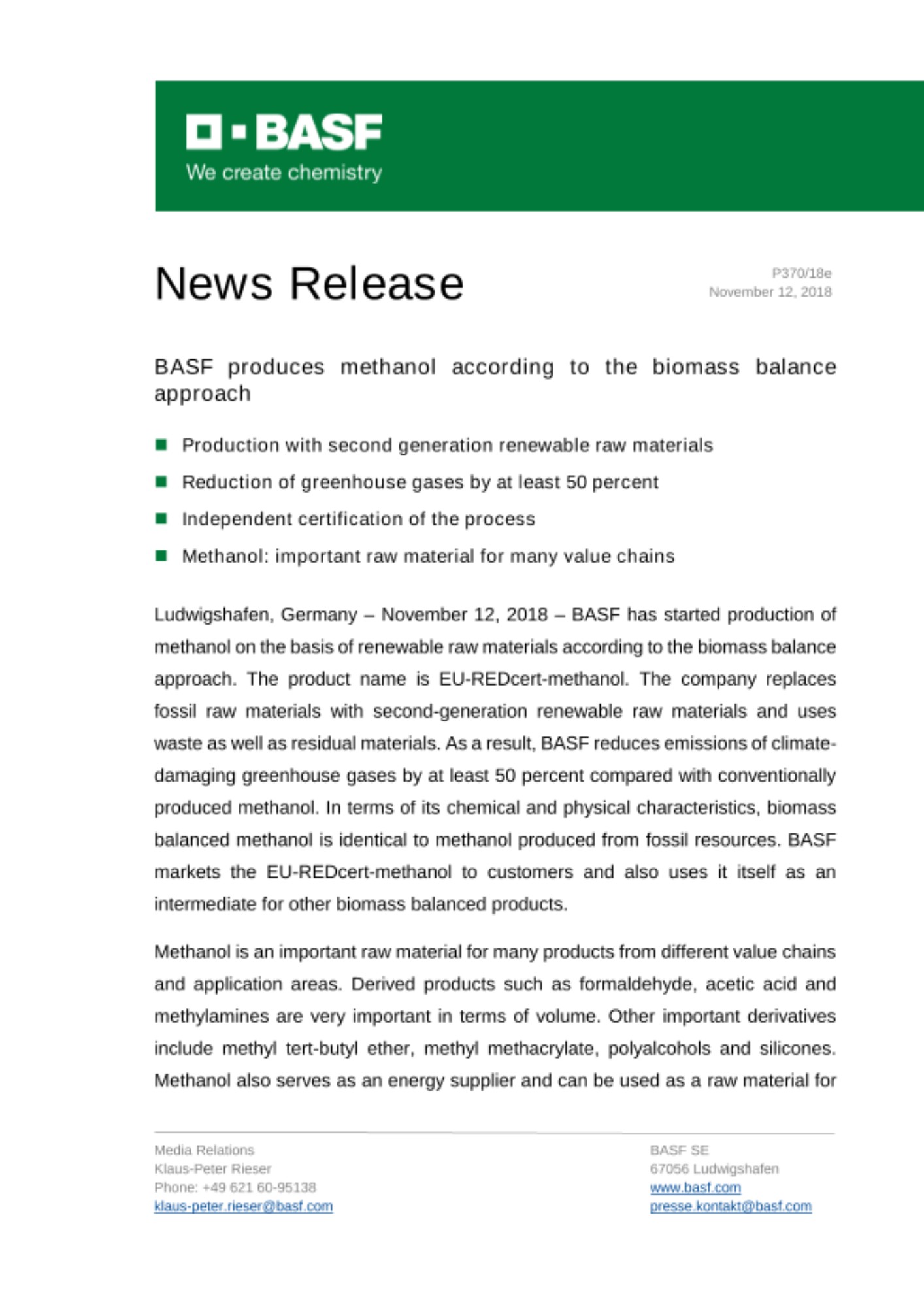 News Release News Release