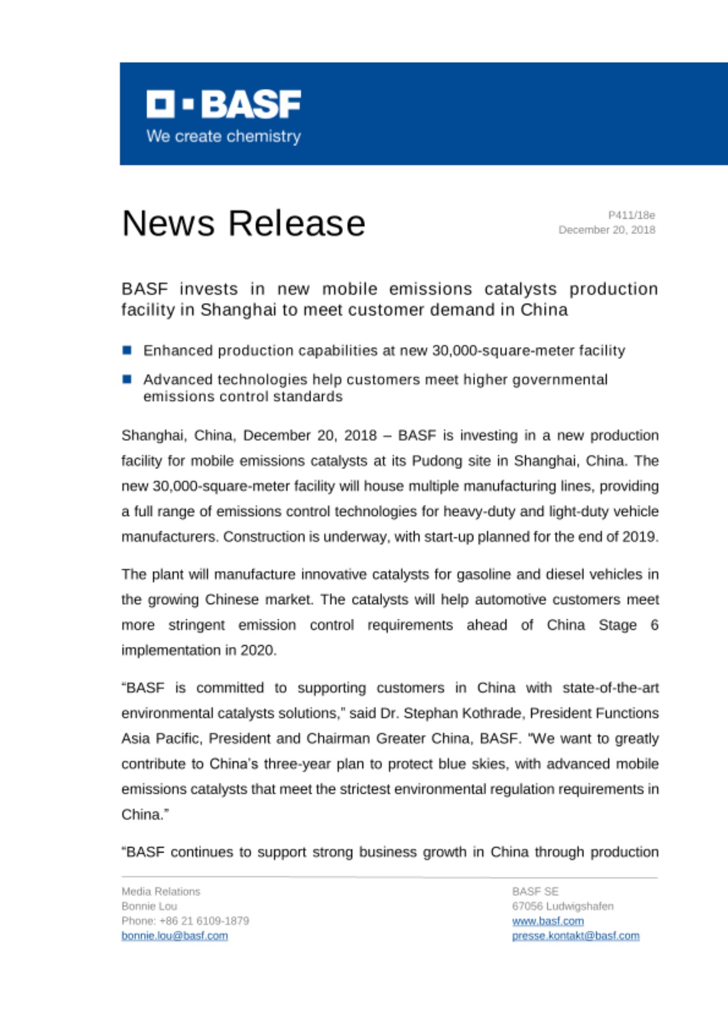 News Release News Release