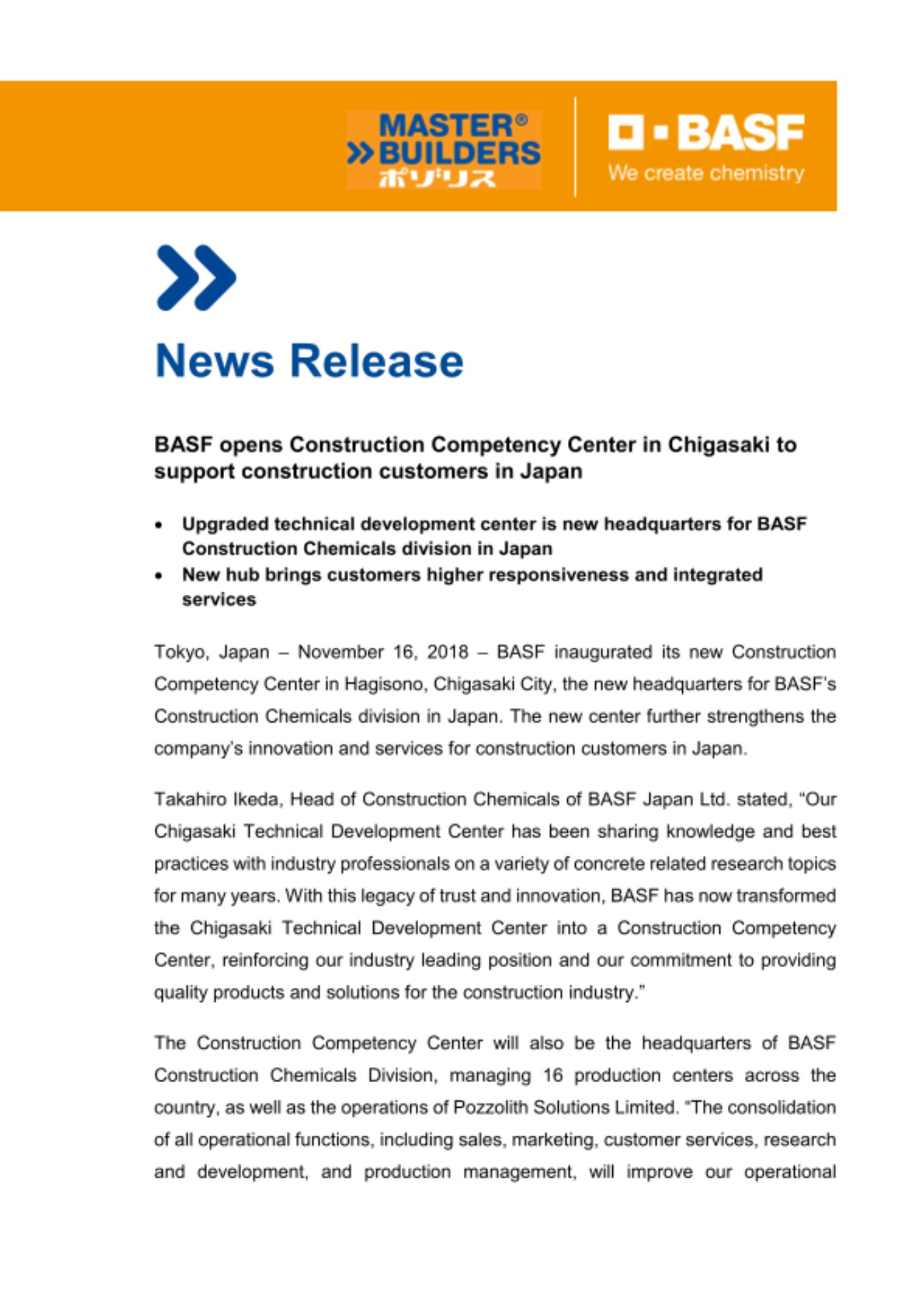 News Release News Release