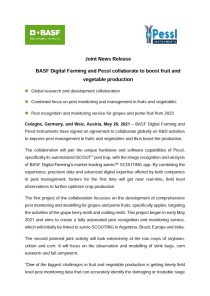 BASF and Pessl partner in pest recognition and monitoring - Future