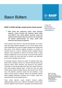 BASF ve NASA işbirliği, uzayda tarımın önünü açacak